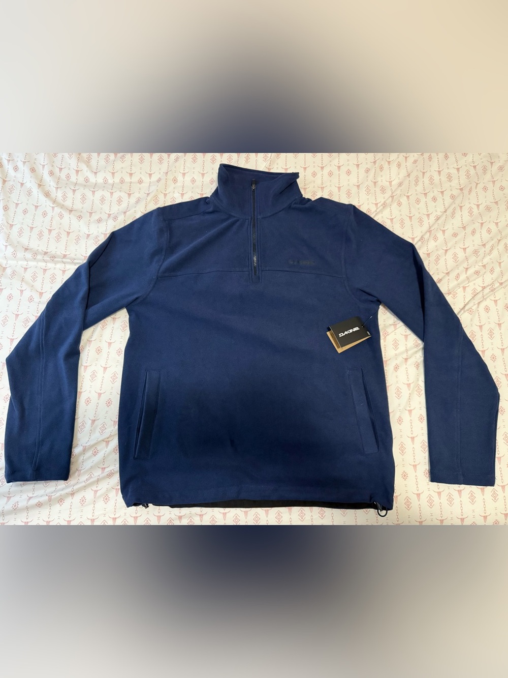 Dakine 1/4 Zip Fleece Pullover Mens S (NWT) Navy